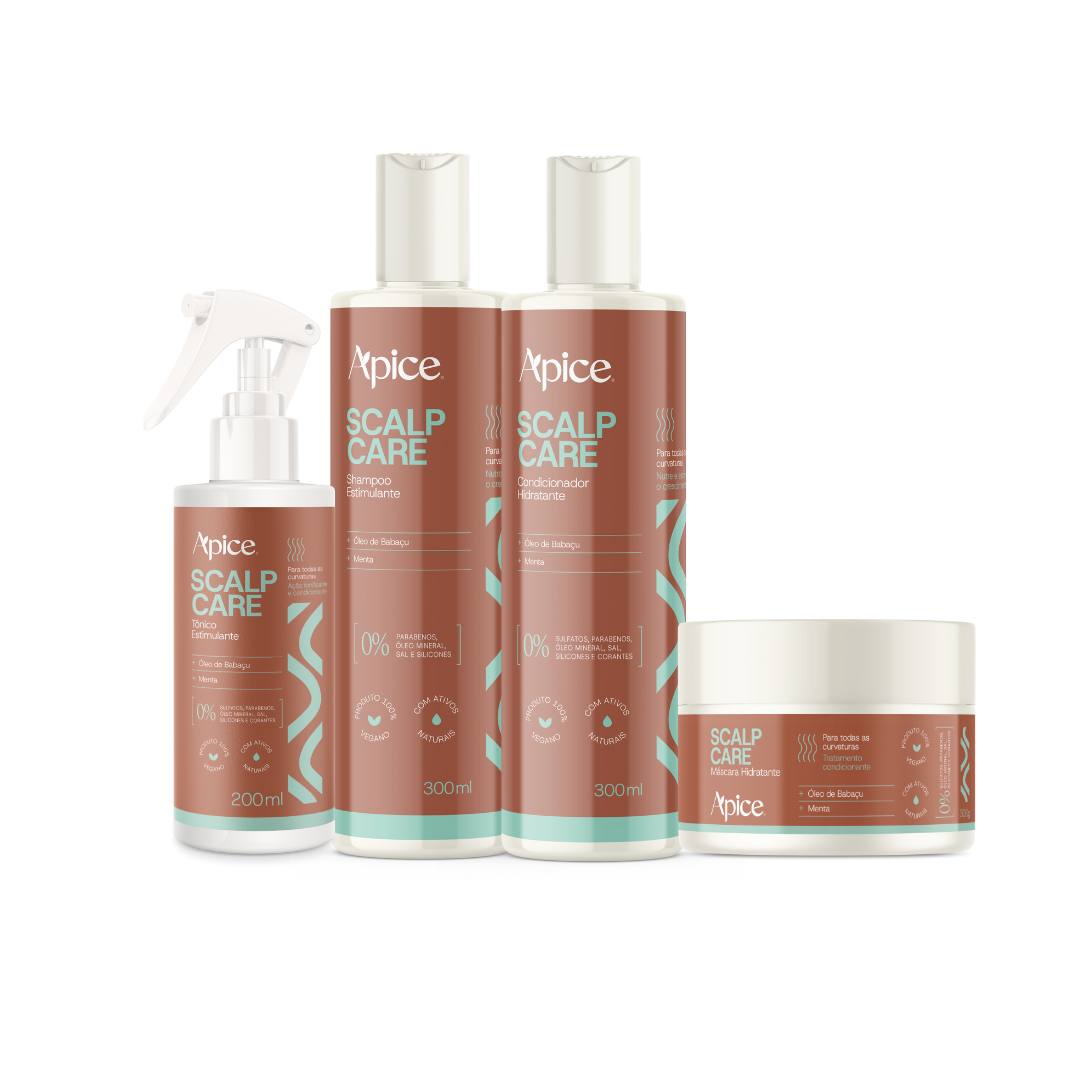 Kit Scalp Care - Shampoo, Condicionador, Máscara e Tônico (4 ITENS) - Image 1