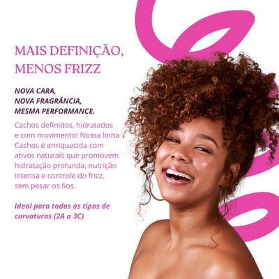Kit Cachos NOVA FRAGRÂNCIA - Shampoo e Condicionador (2 ITENS)