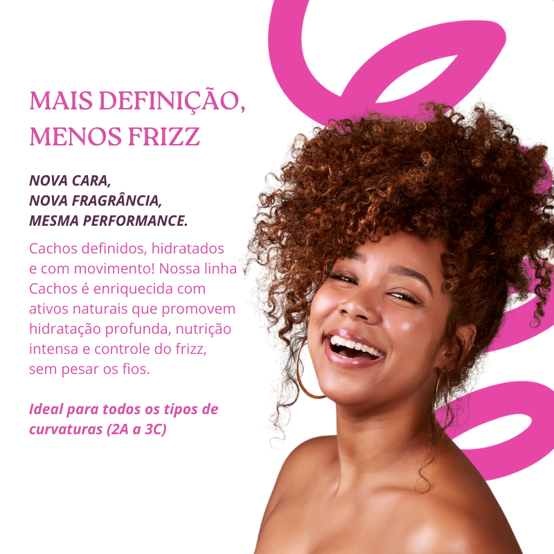 Kit Cachos NOVA FRAGRÂNCIA - Shampoo e Condicionador (2 ITENS)