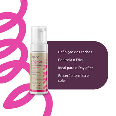 Mousse Nutritivo Cachos 210 ml - Low Poo - NOVA FRAGRÂNCIA