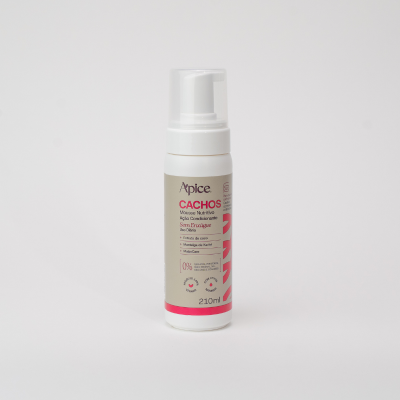 Mousse Nutritivo Cachos 210 ml - Low Poo - NOVA FRAGRÂNCIA