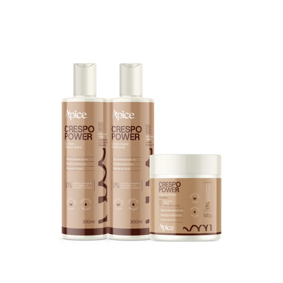 Kit Crespo Power - Co Wash, Condicionador e Creme de Pentear (3 ITENS) - Image 1