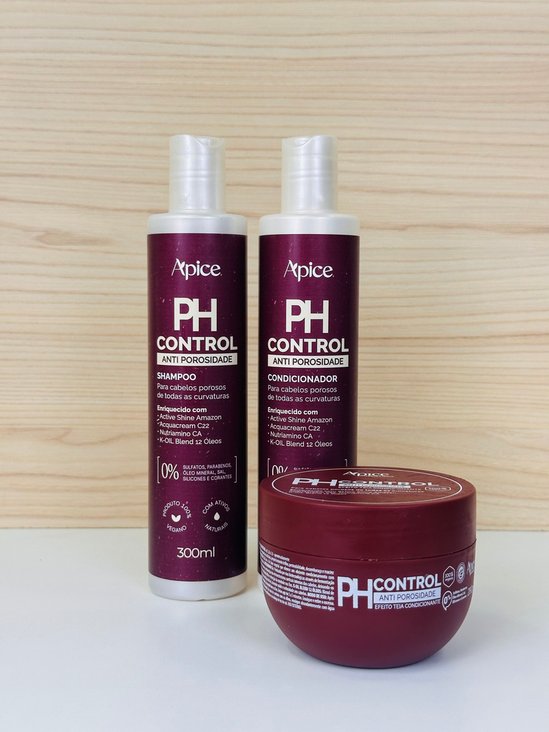 Kit Ph Control - Shampoo, Condicionador, Máscara e Ativador (4 itens)