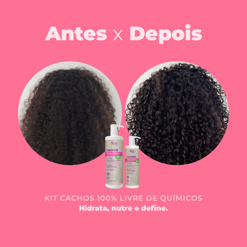 Kitão Cachos Finalizadores - Ativador e Gelatina (2 itens)