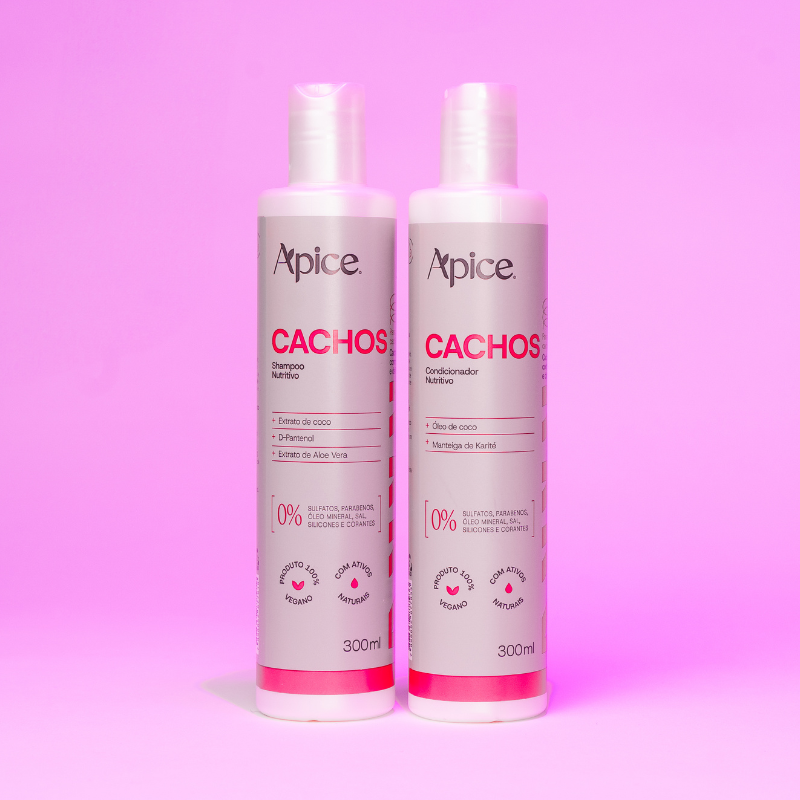 Kit Cachos NOVA FRAGRÂNCIA - Shampoo e Condicionador (2 ITENS)