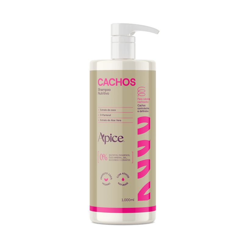Shampoo Cachos Nutritivo 1000ml - NOVA FRAGRÂNCIA