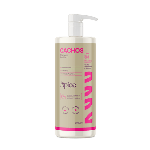 Shampoo Cachos Nutritivo 1000ml - NOVA FRAGRÂNCIA