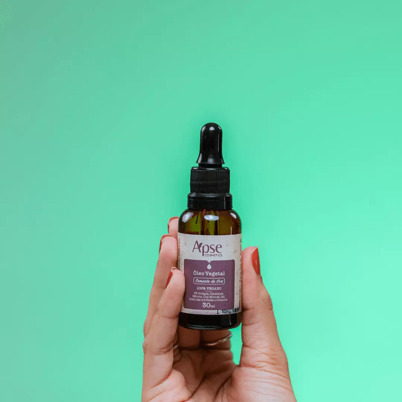 Óleo Vegetal de Semente de Uva 30 ml - Brinde