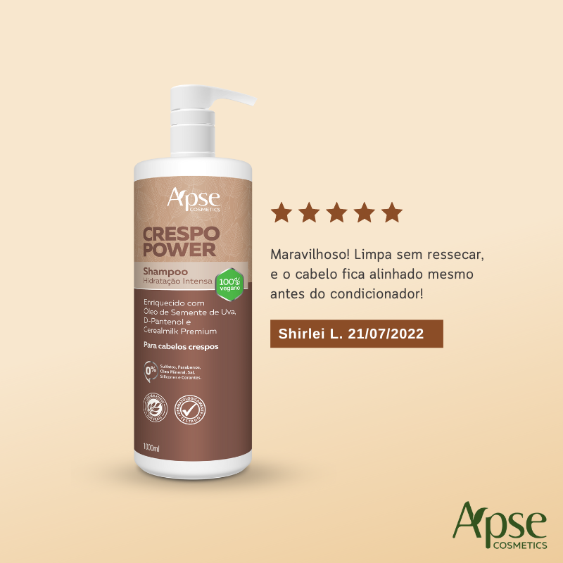 Shampoo Crespo Power Hidratação Intensa 1000 ml