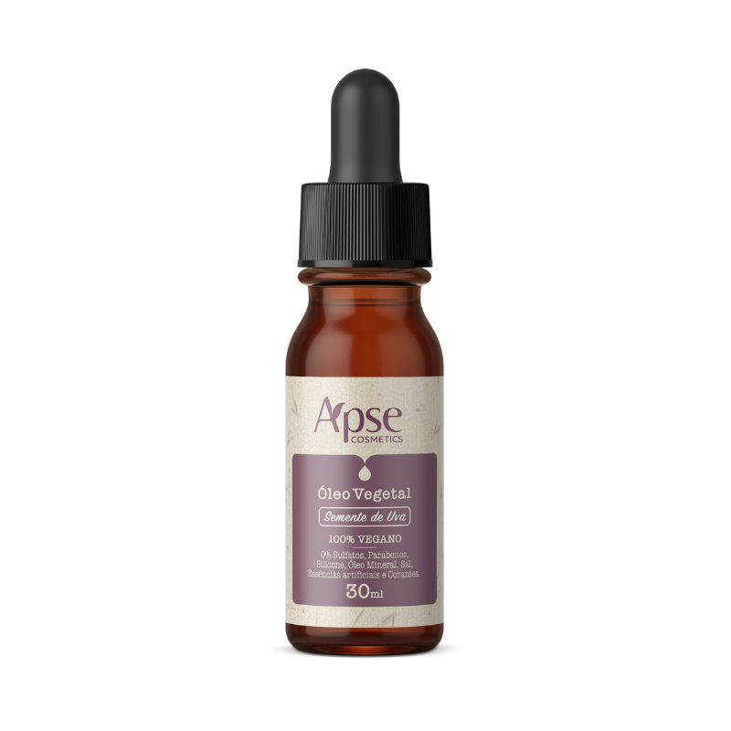 Óleo Vegetal de Semente de Uva 30 ml - Brinde